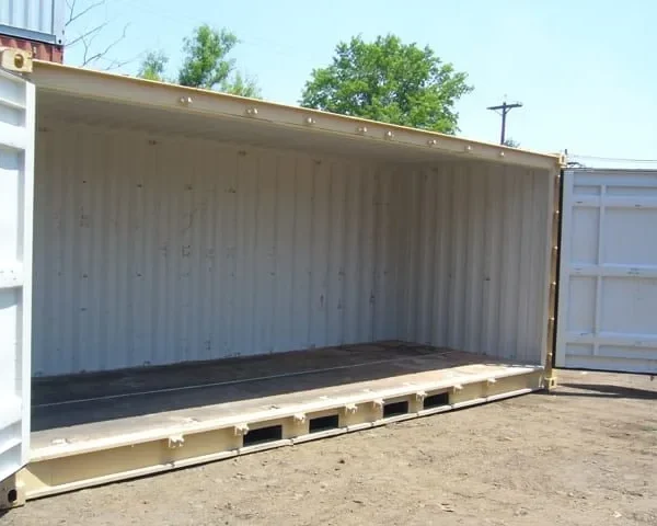 Container Openside 20 Piedi – 8'6" e 9'6" di Altezza – Accesso Totale