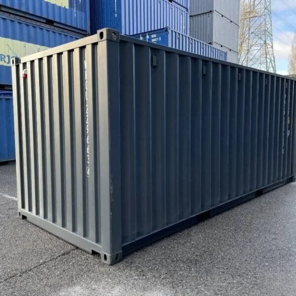Container 20 Piedi Nuovo con Pavimento in Acciaio e Luce - RAL 7016