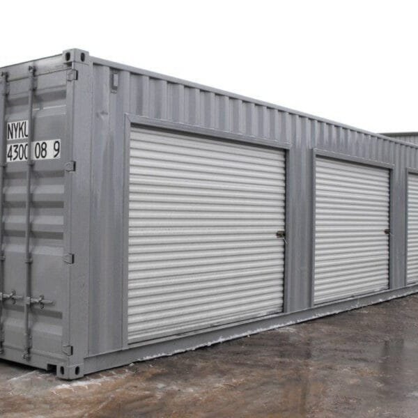 Container 40' High Cube con 3 Serrande Avvolgibili Laterali