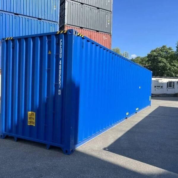 Container 40 Piedi High Cube Nuovo (Primo Viaggio) - RAL 5010