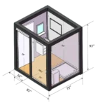 Bagno Portatile Bastone con Doccia - Ideale per Campeggio e Attività Outdoor - immagine 18