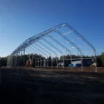 Capannone di Stoccaggio a Doppio Traliccio L30'xL40'xH20' - Robusto e Versatile - immagine 4