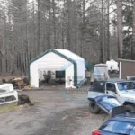 Capannone di Stoccaggio a Doppio Traliccio W20'xL33'xH16' - Protezione Robusta e Versatile - immagine 14