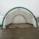 Capannone di Stoccaggio ad Arco con Traliccio Singolo L20'xL42'xH12' - Soluzione Robusta e Spaziosa - immagine 9