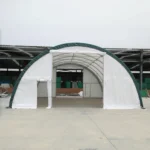 Capannone di Stoccaggio ad Arco con Traliccio Singolo L30'xL40'xH15' - Robusto e Spazioso - immagine 5