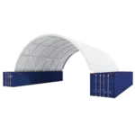 Capannone per Contenitore Marittimo 40'x40'x13' - Robusto e Versatile