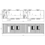 Casa Contenitore 40 Piedi con 2 Camere e 2 Bagni – Moderna e Resistente - immagine 4