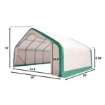Rifugio di Stoccaggio a Trave Singola 20'x20'x12' - Gold Mountain Storage Shelter - immagine 2