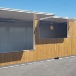 Bar Modulare 40 Piedi Privilege con Rivestimento in Legno