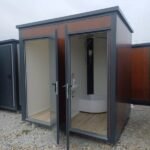 Cabina Sanitaria Doppia Compatta - WC e Doccia Separati (2,46x1,97m)