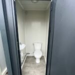 Cabina Sanitaria Singola Compatta - 1,2x1,2m (WC e Lavabo)