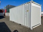 Container 20 Piedi High Cube con Porta Avvolgibile - Grigio Chiaro