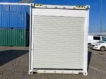 Container 20 Piedi High Cube con Porta Avvolgibile - Grigio Chiaro - immagine 9
