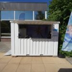 Container Bar Smontabile 3x2 Metri - Bianco (RAL 9016)