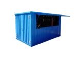 Container Bar Smontabile 3x2 Metri - Blu (RAL 5012)