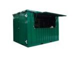 Container Bar Smontabile 3x2 Metri - Verde Turchese (RAL 6016)