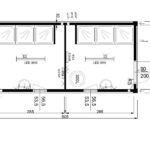 Container Sanitario Usato 6x2,4m - 6 Docce, WC e Orinatoio - immagine 7