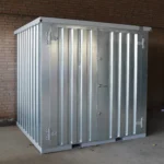 Container Smontabile 2x2m con Pavimento Rialzato - Galvanizzato - immagine 2