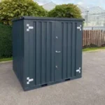 Container Smontabile 2x2m con Pavimento Rialzato - Grigio Antracite - immagine 2