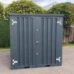 Container Smontabile 2x2m con Pavimento Rialzato - Grigio Antracite - immagine 3