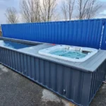 Piscina Container 40' con Spa Idromassaggio Integrata