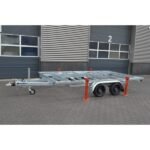 Rimorchio Tiny House 4,2m 1800kg - Telaio Staccabile Monoasse - immagine 4