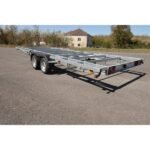 Rimorchio per Tiny House 5,40m x 2,44m - Timone Smontabile (3500 kg) - immagine 11