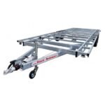 Rimorchio per Tiny House 7,20m x 2,44m - Timone Smontabile (3500 kg)