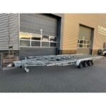 Rimorchio per Tiny House Vlemmix 7,20 m X 2,44 m - Telaio Ribassato a 3 Assi - immagine 2