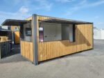 Snack-BOX Bar 20' Privilege con Rivestimento in Legno - immagine 2